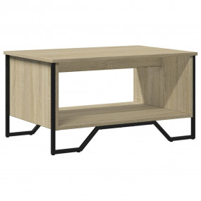 Coffee Table Sonoma oak Engineered wood and metal Mediu...