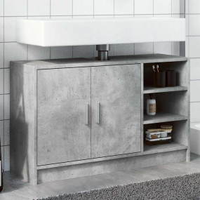 Sink Cabinet Concrete gray Engineered wood Medium Sink ...