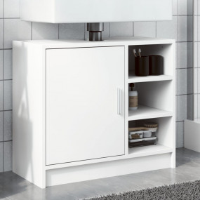 Sink Cabinet White Engineered wood Medium Sink Cabinet