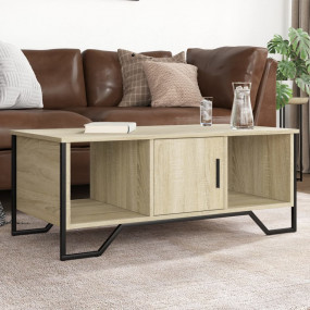 Coffee Table Sonoma Oak Engineered wood, Metal Medium