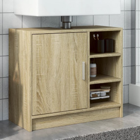 Sink Cabinet Sonoma Oak Engineered Wood Small Sink Cabi...