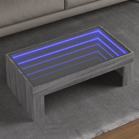 Coffee Table Grey sonoma Engineered wood, glass Medium
