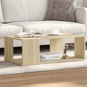 Coffee Table Sonoma Oak Engineered Wood Low Coffee Tabl...