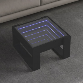 Coffee Table Black Engineered wood, Glass
