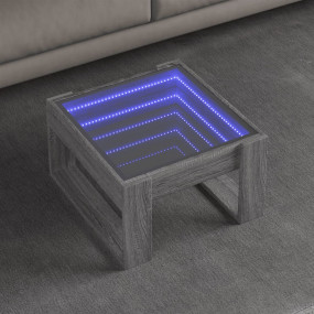 Coffee Table Gray sonoma Engineered wood, glass Medium