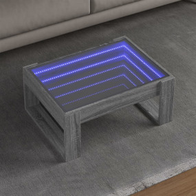 Coffee Table Grey sonoma Engineered wood, glass Medium