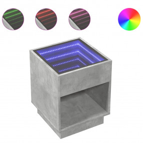 Coffee Table Concrete grey Engineered wood, glass 15.7x...