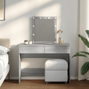 Dressing Table Grey Sonoma Engineered wood, Glass Mediu...