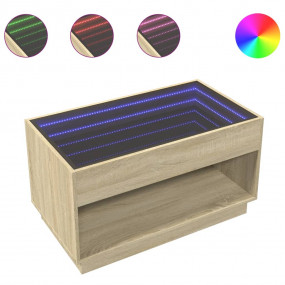 Coffee Table Sonoma oak Engineered wood, glass Coffee T...