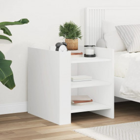 Bedside Cabinet White Engineered wood Medium Bedside Ca...
