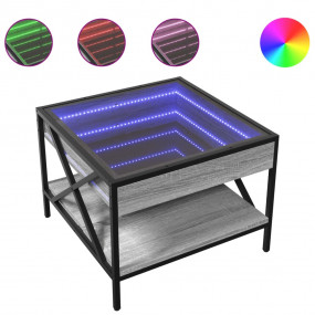 Coffee Table Grey sonoma Engineered wood, glass, metal ...