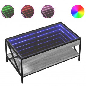 Coffee Table Grey Sonoma Engineered wood, glass, metal