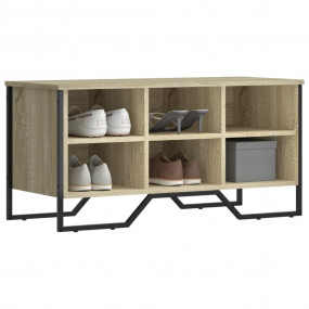 Shoe Cabinet Sonoma Oak Engineered wood, Metal Medium