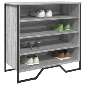 Shoe Cabinet Grey Sonoma Engineered wood, Metal Medium