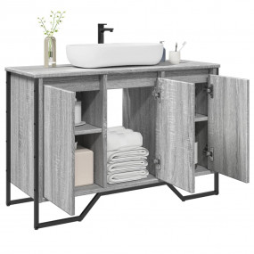 Bathroom Sink Cabinet Grey Sonoma Engineered wood, meta...