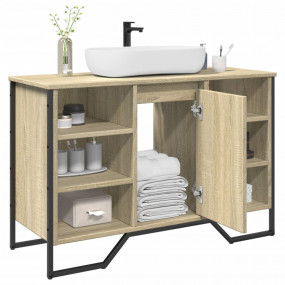 Bathroom Sink Cabinet Sonoma oak Engineered wood, metal...