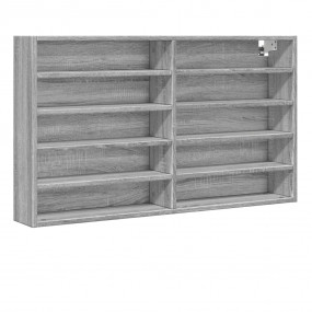 Display Cabinet Grey Sonoma Engineered wood Medium