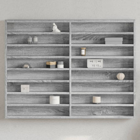 Display Cabinet Grey sonoma Engineered wood