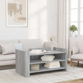 Coffee Table Grey Sonoma Engineered Wood 39.4 in Coffee...