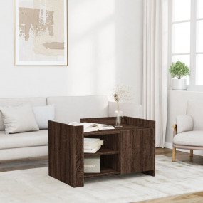 Coffee Table Brown oak Engineered wood Medium Coffee Ta...