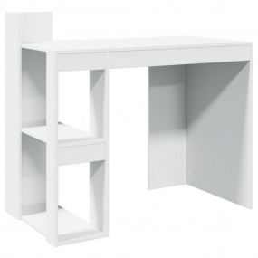 Office Desk White Engineered wood Compact Office Desk