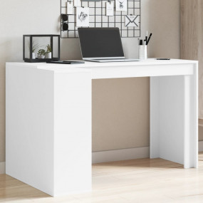 Office Desk White Engineered wood Medium Office Desk