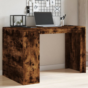 Office Desk Smoked Oak Engineered Wood Medium Office De...