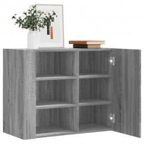 Wall Cabinet Gray Sonoma Engineered Wood Medium Wall Ca...