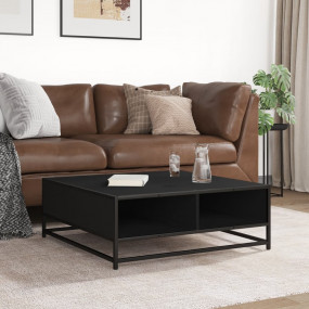 Coffee Table Black Engineered wood, Metal 31.5 x 31.5 x...