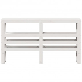 Headboard White Solid Pine Wood Full Headboard Rectangu...