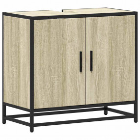 Bathroom Sink Cabinet Sonoma oak Engineered wood, metal