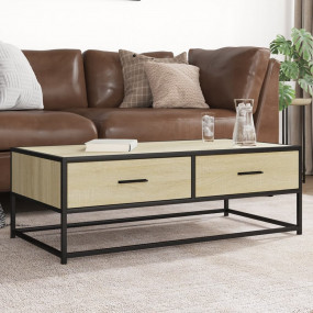 Coffee Table Sonoma oak Engineered wood, metal
