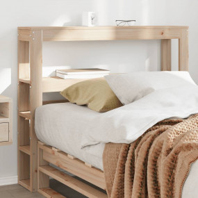 Headboard Natural wood Solid pine wood Twin Headboard