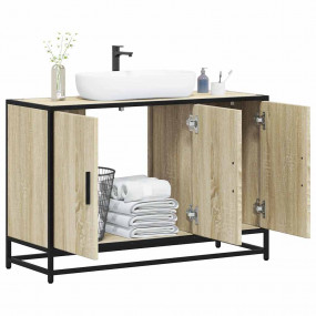 Bathroom Sink Cabinet Sonoma oak Engineered wood, metal...