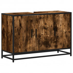 Bathroom Sink Cabinet Smoked oak Engineered wood, metal...