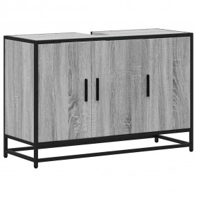 Bathroom Sink Cabinet Grey sonoma Engineered wood, meta...