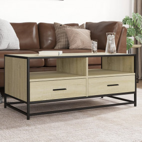 Coffee Table Sonoma oak Engineered wood 39.4 x 19.7 x 1...