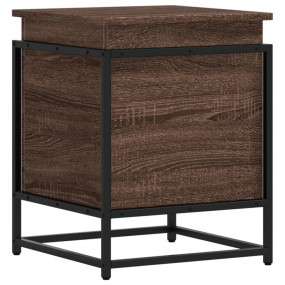 Storage Box Brown Oak Engineered wood Medium Storage Bo...