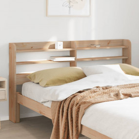 Headboard Natural Wood Solid pine wood For Double Bed H...