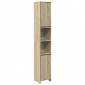 Bathroom Cabinet Sonoma Oak Engineered Wood Standard