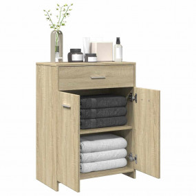 Bathroom Cabinet Sonoma oak Engineered wood Medium