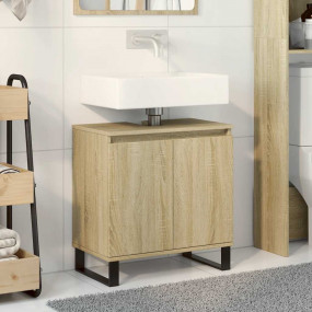 Bathroom Cabinet Sonoma oak Engineered wood Standard