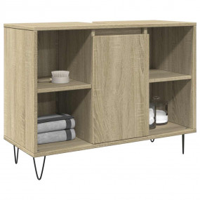 Bathroom Cabinet Sonoma oak Engineered wood Medium