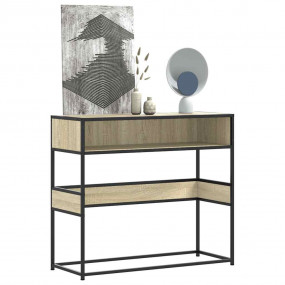 Console Table Sonoma Oak Engineered wood Narrow Console...