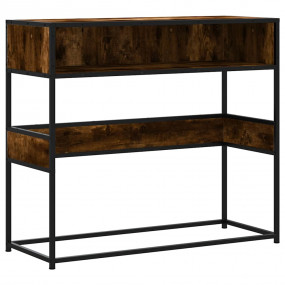 Console Table Smoked oak Engineered wood, metal Medium