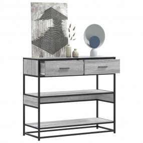 Console Table Grey Sonoma Engineered wood 35.4x13.8x31....