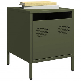 Bedside Cabinet Olive Green Cold-rolled steel Medium