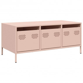 Coffee Table Pink Cold-rolled steel 40 inches Coffee Ta...