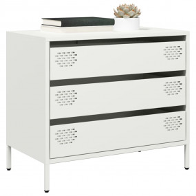 Sideboard White Cold-rolled steel Medium Sideboard Rect...