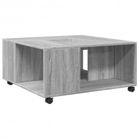 Coffee Table Gray Sonoma Engineered Wood Standard Coffe...